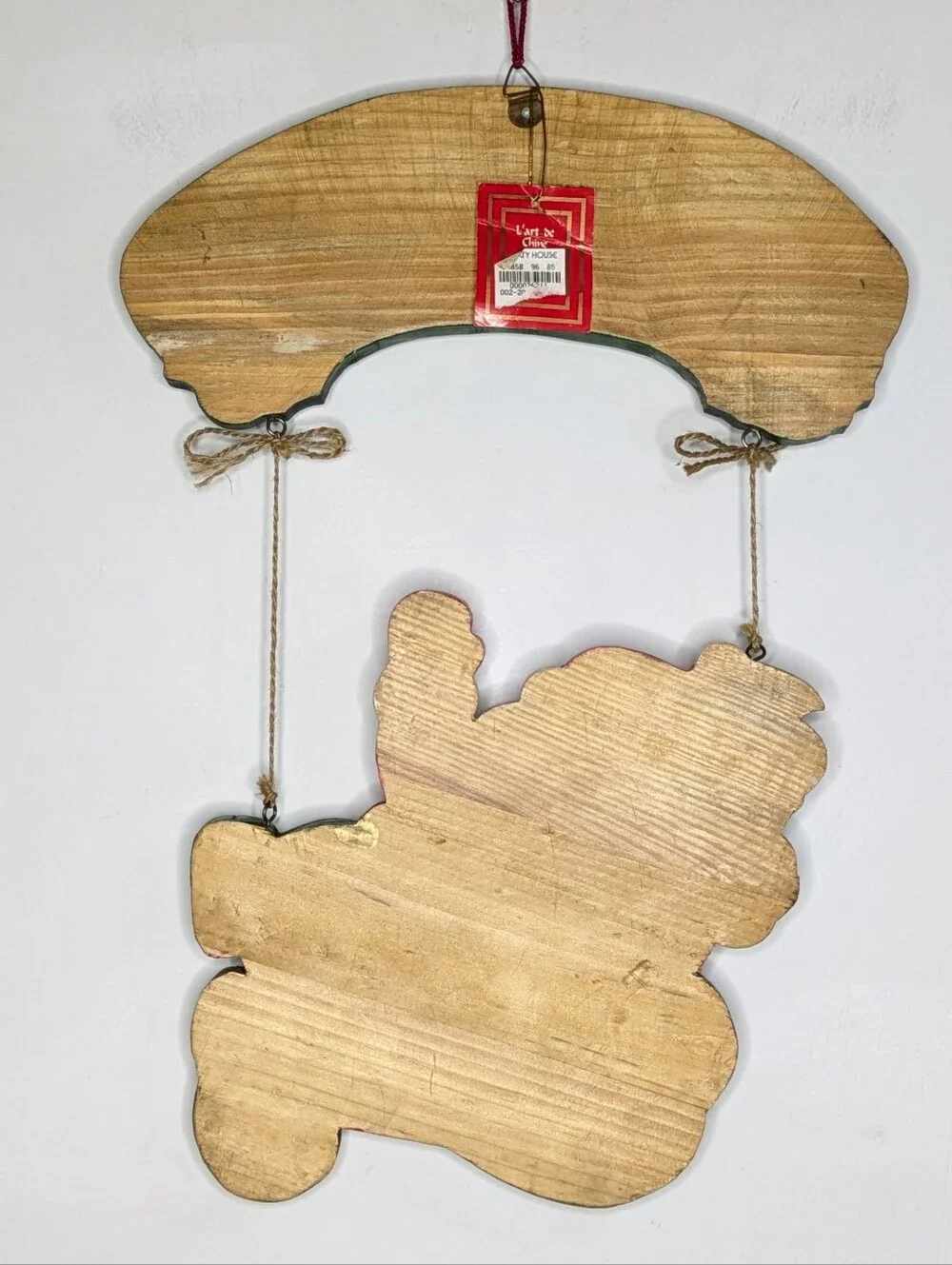 Vintage wooden red